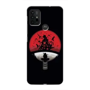 Чехлы с картинкой Итачи Учиха на Motorola MOTO G30 (Итачи на черном)