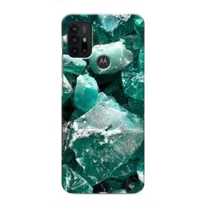 Чехол (Дорого -богато) на Motorola MOTO G30 (Изумруд)