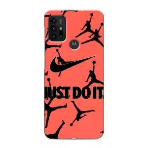 Силиконовый Чехол Nike Air Jordan на Моторола Мото джи30 (Just Do It)