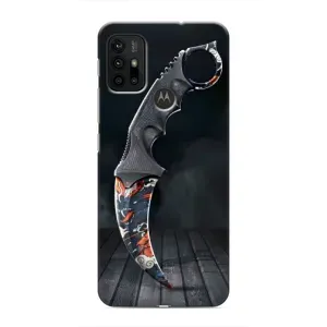 Чехол КИБЕРСПОРТ для Motorola MOTO G30 (Кинжал КС ГО)