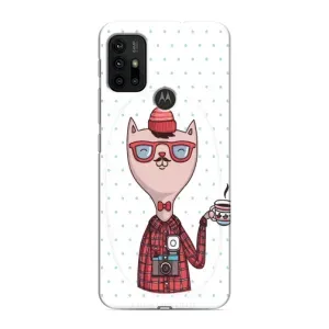 Чехол на тематику: Коты для Motorola MOTO G30 (Кот аристократ)