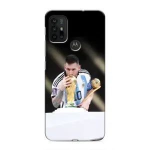 Чехлы Лео Месси Аргентина для Motorola MOTO G30 (Кубок Мира)
