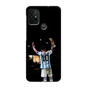 Чехлы Лео Месси Аргентина для Motorola MOTO G30 (Лео Чемпион)