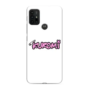 Чехол с персонажем Куроми на Motorola MOTO G30 (Лого Куроми)