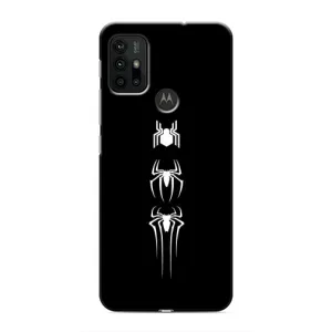 Чехол Супергерой Человека Паука на Motorola MOTO G30 (Лого паука)