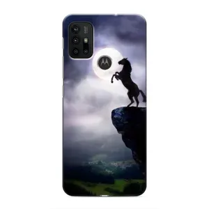 Чехлы с изображением разных животных для Motorola MOTO G30 (Лошадь)