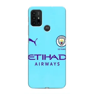 Силиконовые Чехлы принт Футбол на Motorola MOTO G30 (Man City)