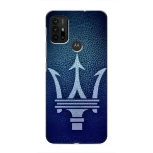 Чехлы с тематикой "Крутые машины" на Motorola MOTO G30 (Лого Maserati)