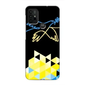 Чехол на Motorola MOTO G30 Украинский дизайн (Мир для Украины)