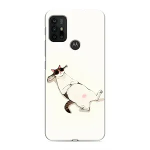 Чехол на тематику: Коты для Motorola MOTO G30 (Отдых)
