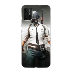 Чохол з картинкою "Герой Pubg" на Motorola MOTO G30 (Пабг)