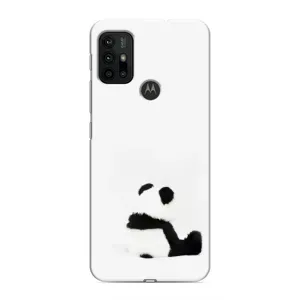 Чехлы с Пандами на Motorola MOTO G30 (Панда обиделся)