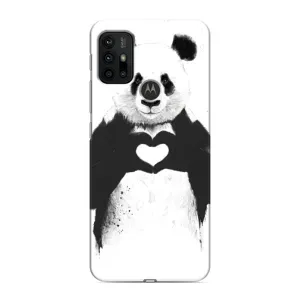 Чехлы с Пандами на Motorola MOTO G30 (Панда)
