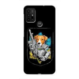 Чехол с принтом для Motorola MOTO G30 (Патрон Воин)