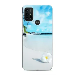 Летний Чехол на Motorola MOTO G30 (Пляж)