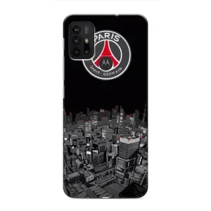 Силиконовые Чехлы принт Футбол на Motorola MOTO G30 (PSG)