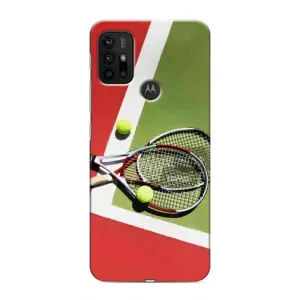 Чехлы с принтом Спортивная тематика для Motorola MOTO G30 (Ракетки теннис)