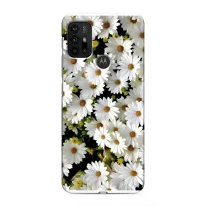Чохол з ромашками на Motorola MOTO G30 (Рамка в ромашках)