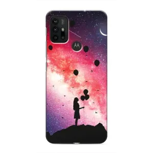 Силиконовые Чехлы Любимому человеку для Motorola MOTO G30 (Шарики в небе)