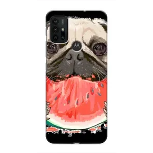 Чехол (ТПУ) Милые собачки для Motorola MOTO G30 (Смешной Мопс)