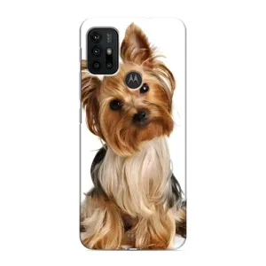 Чехол (ТПУ) Милые собачки для Motorola MOTO G30 (Собака Терьер)