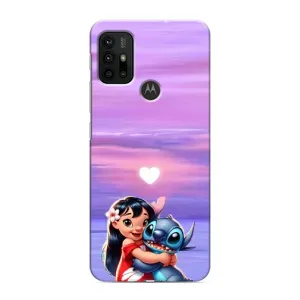 Чехол с рисунком Стич для Motorola MOTO G30 (Стич и Лило)