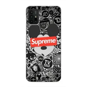 Чохол з Брендами одягу на Моторола Мото джі 30 (Supreme Маус)