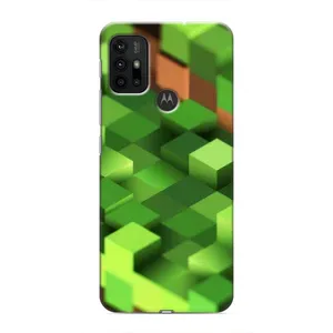 Чохли для Motorola MOTO G30 (Персонажі МайнКрафт) (Текстура)
