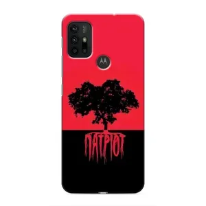 Чехлы УПА (Красно-Чёрный) на Motorola MOTO G30 (УПА Патриот)