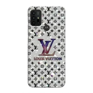 Чехол Стиль Louis Vuitton на Motorola MOTO G30 (Яркий LV)