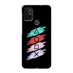 Чехол КИБЕРСПОРТ для Motorola MOTO G30 (Значки Sony)