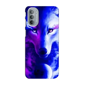 Чехол с Волком на Motorola MOTO G31 (Арт-Волк)