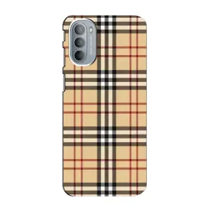 Чехол с Брендами одежды на Моторола Мото джи 31 (Burberry стиль)