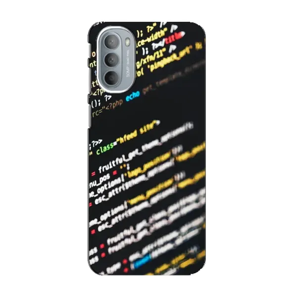 Чехол с рисунком «Код» для Motorola MOTO G31 Чехол с рисунком «Код» для Motorola MOTO G31