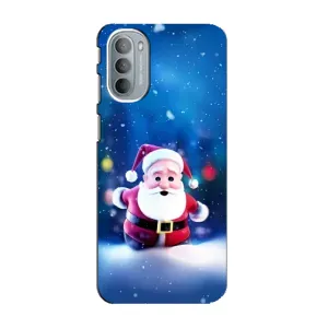 Чехлы на Новый Год Motorola MOTO G31 (Маленький Дед Мороз)