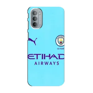 Силиконовые Чехлы принт Футбол на Motorola MOTO G31 (Man City)