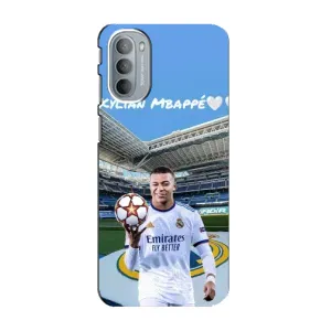 Чехол (TPU) с Футболистом на Motorola MOTO G31 (Mbappe Real)