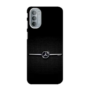 Силиконовый бампер с картинкой машины на Motorola MOTO G31 (Mercedes)