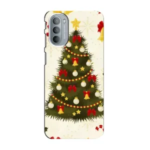 Чехол Новогодняя Елка на Motorola MOTO G31 (Новогодний принт)