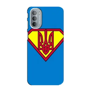 Чехол с картинкой (Патриотический ГЕРБ) на Motorola MOTO G31 (Super - Герб)