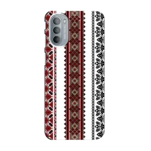 Силиконовый Чехол на Motorola MOTO G31 с картинкой Вышиванки (Вышиваночки)