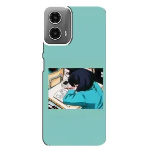 Чехол с персонажами АНИМЕ на Motorola MOTO G34 (Аканэ Тэндо)