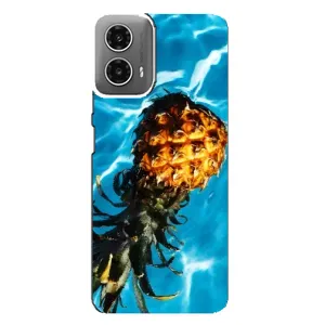 Чохол з зображенням смачної їжі для Motorola MOTO G34 (Ананас)