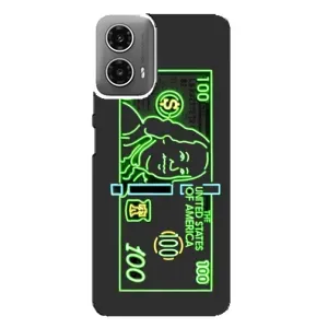 Чехол (Дорого -богато) на Motorola MOTO G34 (Баксы)