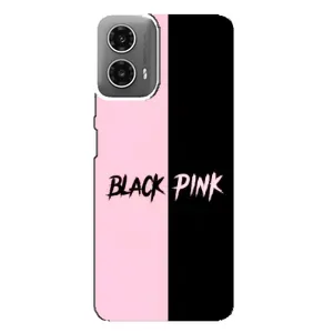 Чехлы с картинкой для Motorola MOTO G34 (BLACK PINK)
