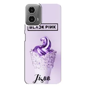Чехлы с картинкой для Motorola MOTO G34 (BLACKPINK lisa)