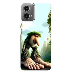 Чехол с мемами тралалело тралала для Motorola MOTO G34 (Брр брр патапим)