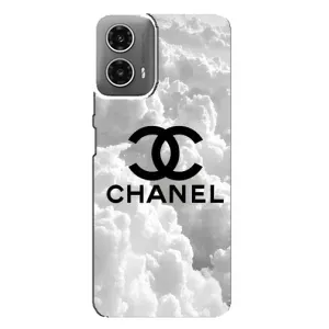 Чохол з Брендами одягу на Моторола Мото джі 34 (CHANEL)