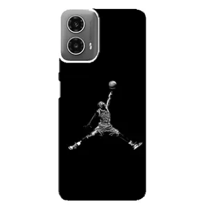 Силиконовый Чехол Nike Air Jordan на Моторола Мото джи 34 (Джордан)