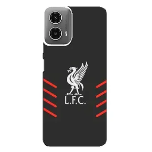 Силиконовые Чехлы принт Футбол на Motorola MOTO G34 (Эмблема Liverpool)